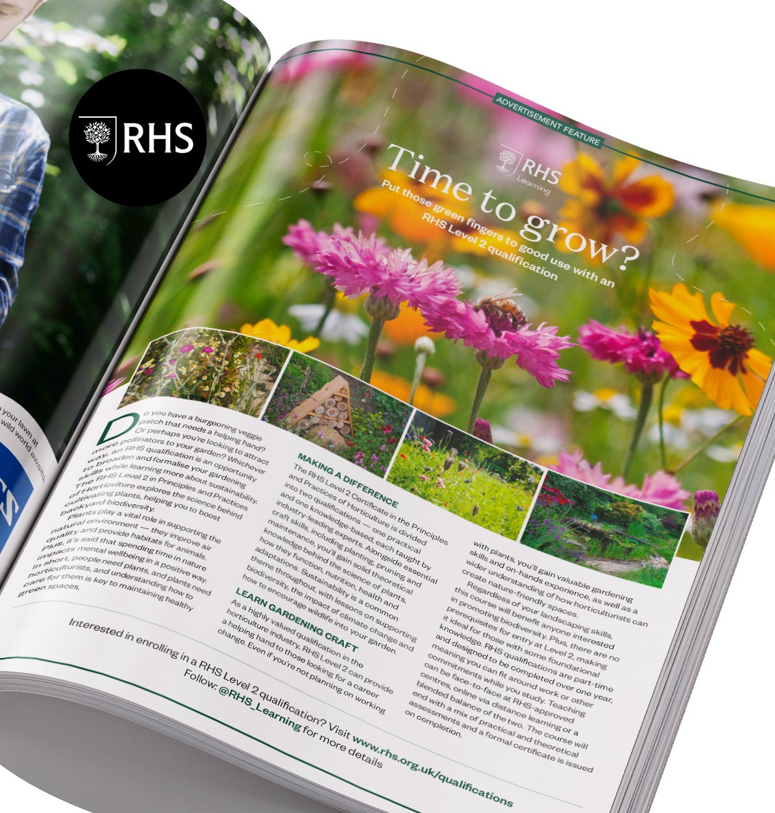 Emblem design for Madame FC depicting an M monogram in a circle with the words "Madame FC EST. 2003" inside on top of a background image of a soccer stadium.