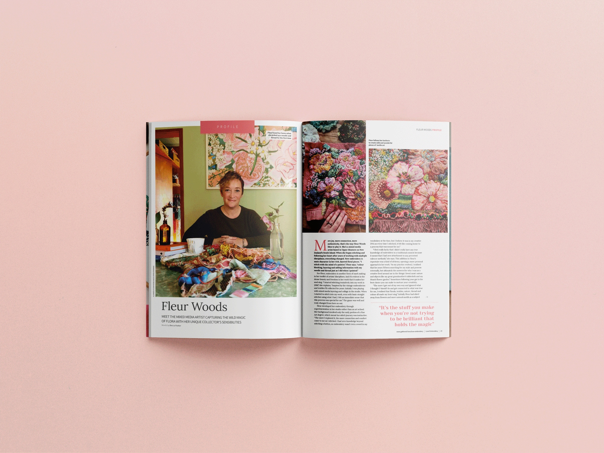 Anders brand wordmark in white placed on top of an image of a modern interior design.